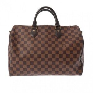 Louis Vuitton Damier Speedy Bandouliere Brown Canvas Handbag